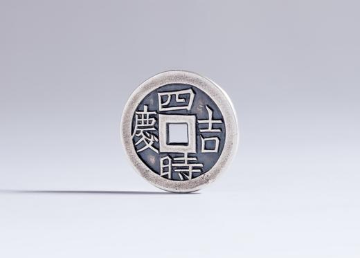 矩德泉坊 纯银手作   四时吉庆八节平安（2.4厘米版）649 商品图1