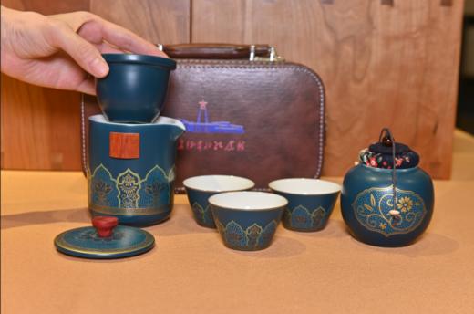 【红军长征粤北纪念馆】 ￥168元抢购便携旅行套杯1壶3杯1罐（带便携旅行收纳盒） 不可错过的文创手信，传承红色记忆~ 商品图5