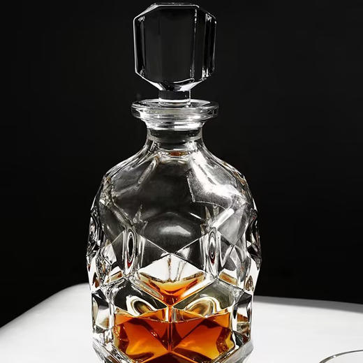 捷克进口BOHEMIA 波西米亚水晶玻璃 洋酒杯酒樽酒具套装家用轻奢 商品图4