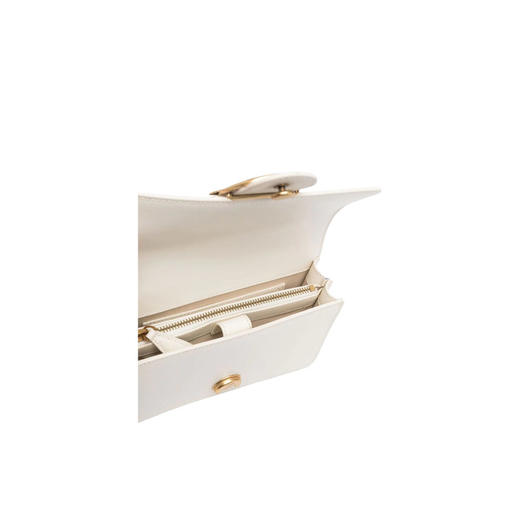 PINKO 女士白色皮革单肩包 1P22AB-Y6XTZ14 商品图3