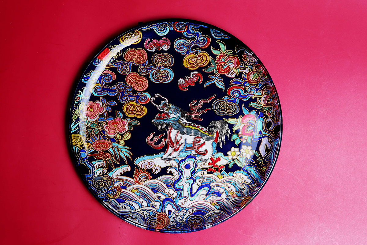 獬豸·金属掐丝珐琅工艺礼盘