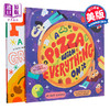【中商原版】Pizza 比萨饼主题系列2册套装 比萨饼的故事 比萨饼上的馅料 英文原版进口图书 儿童绘本 趣味故事图画书 商品缩略图0