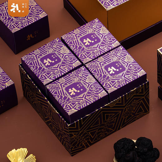 【锦华】星钻黑松露粽享礼粽子礼盒1080g 商品图3