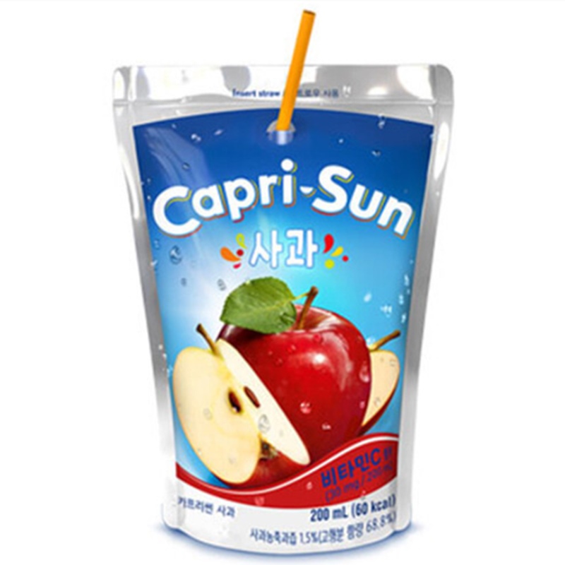 农心果倍爽苹果果汁200ml농심 카프리썬 사과주스