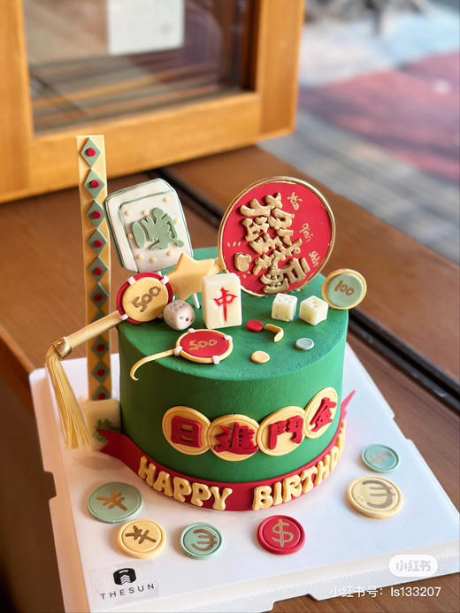 摇钱扇发财主题蛋糕，请提前3天以上预定哦 商品图6