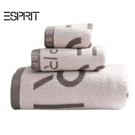 罗莱生活旗下品牌  ESPRIT/埃斯普利特  100%棉  毛巾方巾浴巾套装   新疆长绒棉  缎档工艺 居家好物 商品图5