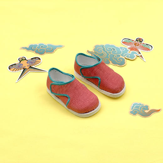 内联升童鞋千层底单鞋贴胶粘扣单鞋5288C 商品图0