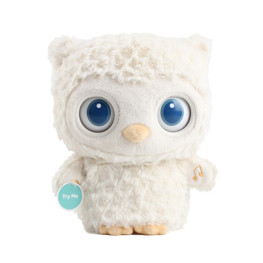 美国Baby Gund猫头鹰婴儿睡眠安抚毛绒玩偶 宝宝白噪音哄睡玩具 商品图0