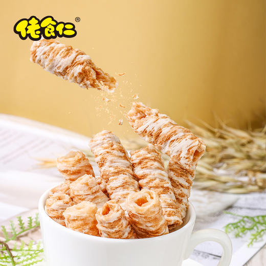 佬食仁椰浆卷整箱蛋卷酥空心海岛椰子卷饼干卷芯酥网红小零食早餐 商品图3