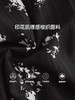 OLrain欧芮儿法式黑色碎花连衣裙女夏季2023年新款收腰蕾丝领裙子 商品缩略图3