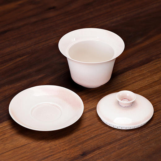 【日用百货】-窑变陶瓷三才盖碗简约泡茶碗茶杯 商品图3