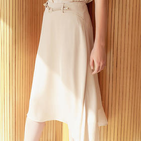 【醋纤半身裙】23年春夏新品女士半身裙时尚中长款内搭衬布防透裙子