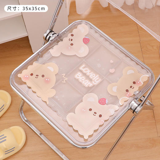 【降温器❗️新款卡通冰垫】 触感冰凉防水，可爱九宫格清凉垫子 汽车办公室散热坐垫粉丝专属 商品图6