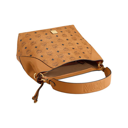 MCM 女士棕色皮革手提包 MWHAAKM02CO001 商品图3