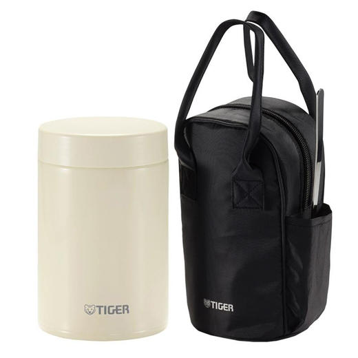 日本虎牌Tiger焖烧杯 多用不锈钢真空装汤杯750ml(米白) 商品图0