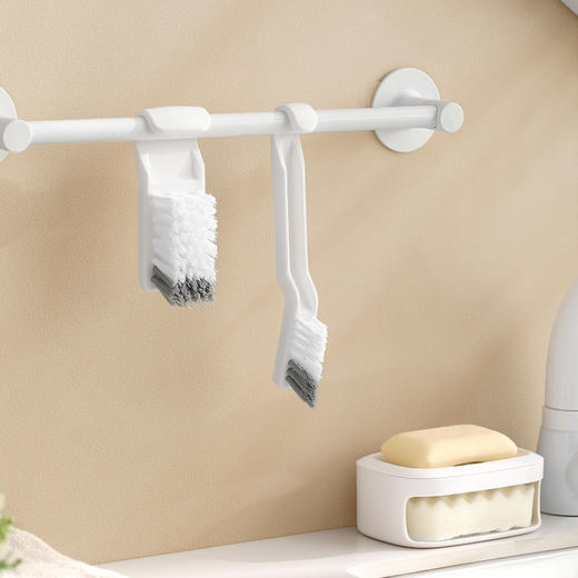 FaSoLa 缝隙刷多功能清洁刷可悬挂浴室刷窗户槽沟清洁神器 商品图0