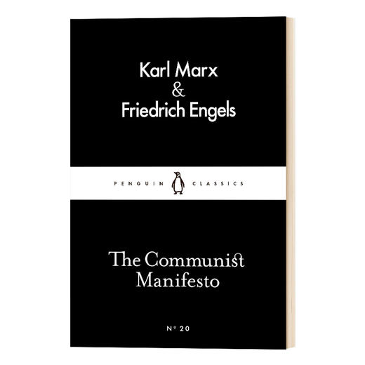 共产党宣言 英文原版 The Communist Manifesto 小黑书系列 英文版 进口英语书籍 商品图0