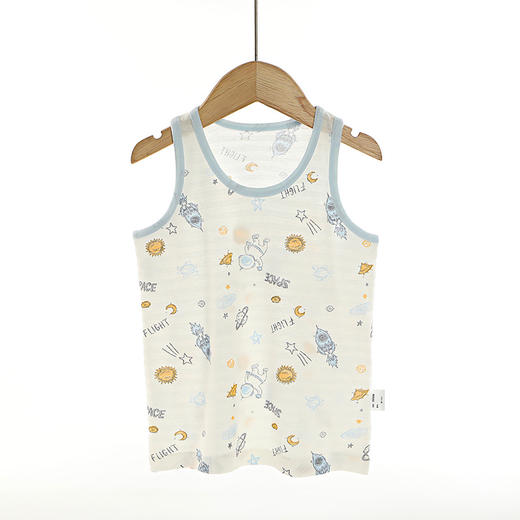 【39元/2件】春夏新款儿童背心，亲肤透气，柔软舒适，女童打底内穿，薄背心，棉男童工字背心，四季可穿-QQ 商品图13