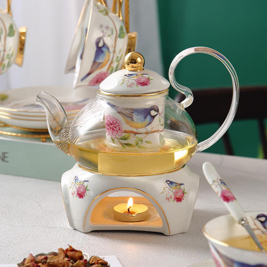 【日用百货】-英式骨瓷下午茶茶具花茶杯套装 商品图1