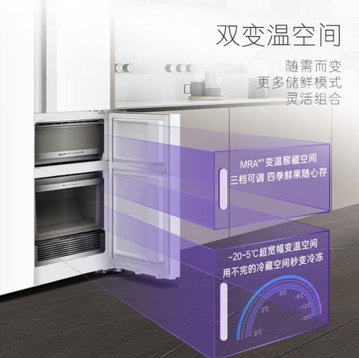 卡萨帝（Casarte）冰箱 BCD-603WGCRTM7WKU1 商品图3