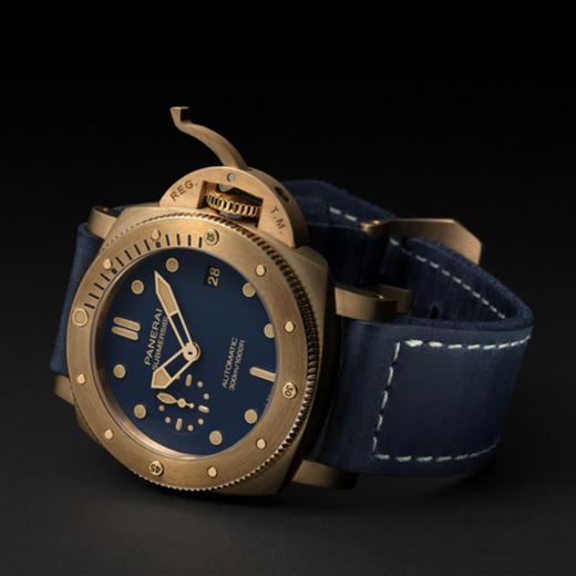 沛纳海 Panerai  Submersible 潜行系列 Bronzo Blu Abisso腕表 PAM01074 商品图2