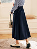 OLrain欧芮儿法式藏青色吊带半身裙女夏季2023新款高腰A字伞摆裙 商品缩略图2