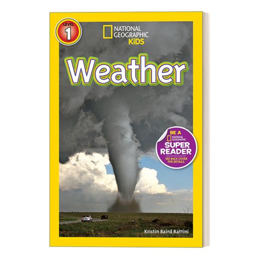 英文原版 National Geographic Kids Readers L1 Weather 国家地理儿童分级读物第1级 天气 英文版 进口英语原版书籍 商品图1