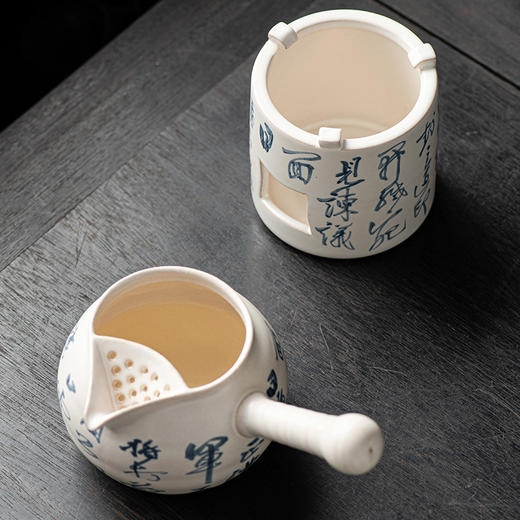 【日用百货】-日式诗文侧把壶蜡烛温茶烤茶炉 商品图1