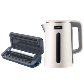 （分两个包裹）康佳  电热水壶KDSH-1802-M+摩飞真空保鲜机MR1118【LXGWZQ5.0】