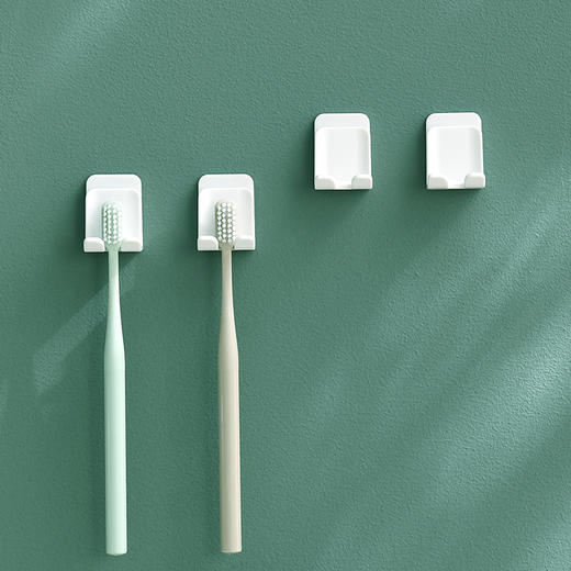 FaSoLa 牙杯牙刷置物架壁挂式免打孔浴室卫生间牙刷架 商品图4