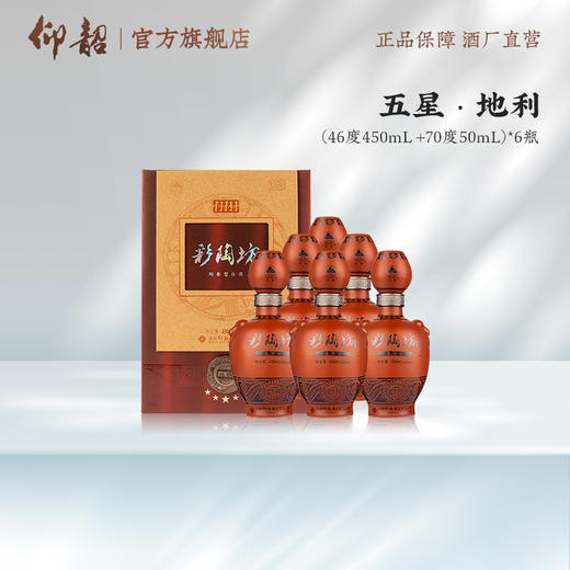 仰韶彩陶坊 五星地利 白酒 陶融型 450+50ml 纯粮酿造 酒香浓郁 商品图5