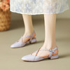 简约舒适，圆头包头爆款玛丽珍凉鞋QQJ-786F 商品缩略图5