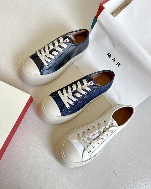 现货 THS 5.27-限时 玛尼家 蠢萌又时髦的厚底休闲鞋 低帮大头休闲鞋 3色 BZ1057 商品图1