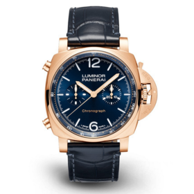 沛纳海 Panerai  Luminor 庐米诺 Chrono Goldtech™ Blu Notte 计时腕表 PAM01111