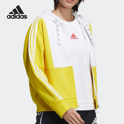 Adidas/阿迪达斯春季新款女子连帽休闲运动夹克 GP0690 商品图1