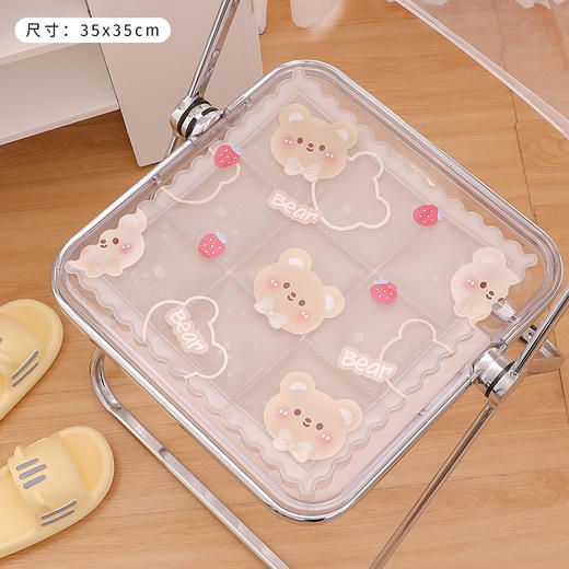 【降温器❗️新款卡通冰垫】 触感冰凉防水，可爱九宫格清凉垫子 汽车办公室散热坐垫粉丝专属 商品图7