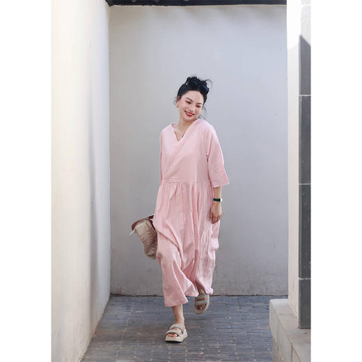 【抖音专属】连衣裙（22707447弗肯红） 商品图3