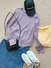 老米优品 / 拉夏贝尔同厂代工❤条纹控们的日杂海军风！《宽松条纹TEE》  短袖/长袖指洞款。2个版本，多色入~~ 宽松显瘦巨bai搭！ 商品缩略图7