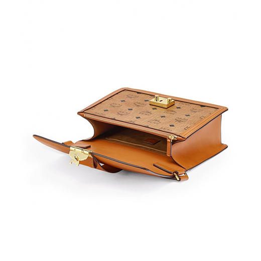 MCM 女士棕色皮革单肩包 MWSCSXT01CO001 商品图3