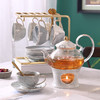 【日用百货】-花茶套装水果茶壶玻璃花茶壶 商品缩略图1