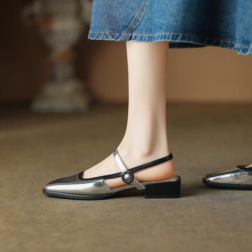 舒适百搭，复古玛丽珍凉鞋QQJ-796F 商品图6