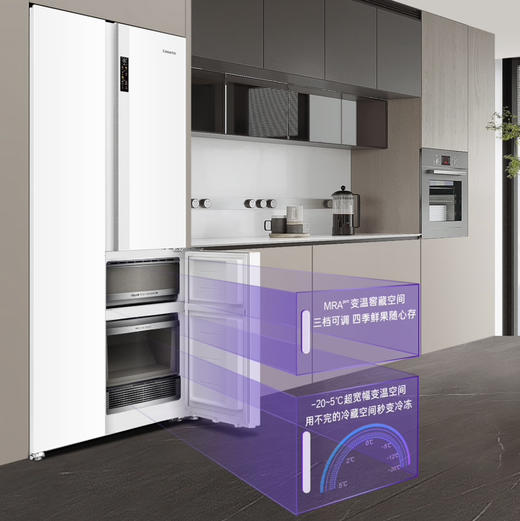 卡萨帝（Casarte）冰箱 BCD-603WGCRTM7WKU1 商品图9