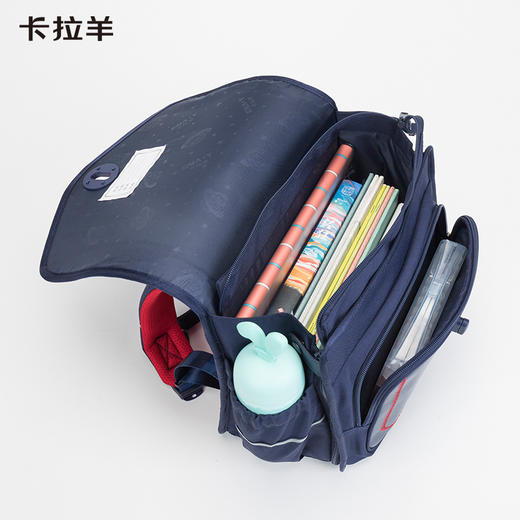 卡拉羊儿童减负减压书包小学生1-3-6年级初高中生双肩包 商品图5