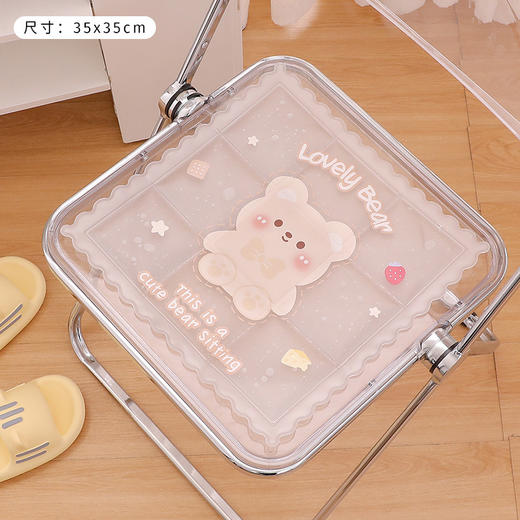 【降温器❗️新款卡通冰垫】 触感冰凉防水，可爱九宫格清凉垫子 汽车办公室散热坐垫粉丝专属 商品图4