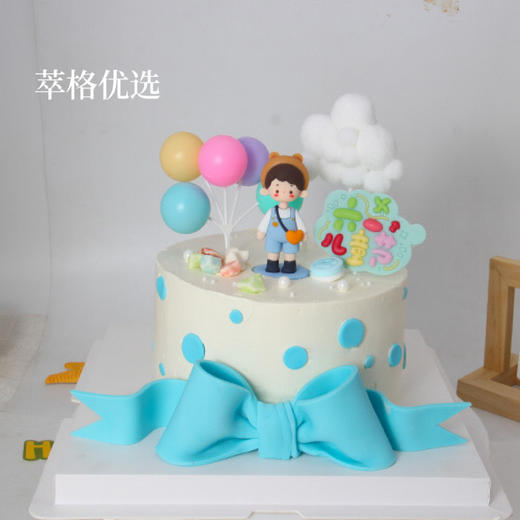 六一蛋糕  （翻糖系列） 商品图0