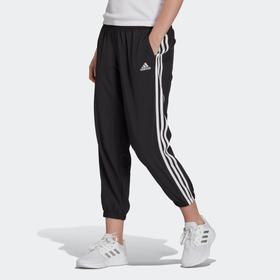 Adidas/阿迪达斯轻运动女装速干三条纹束脚运动裤GR9605