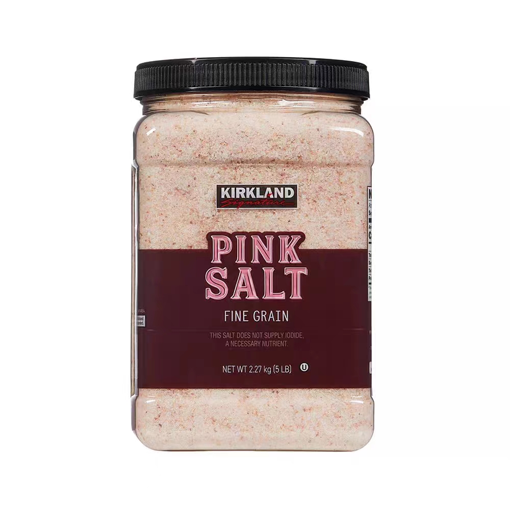 美国Kirkland喜马拉雅山 无碘 已研磨 玫瑰粉盐2.27KG#宁波仓