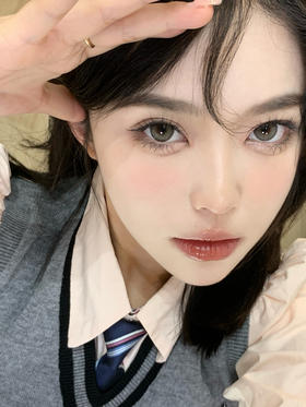 TOASTNOMI 日抛美瞳 水滴光晕 直径14.5mm着色13.8mm （神仙藤井树 易梦玲 小詹 同款）（十片装）