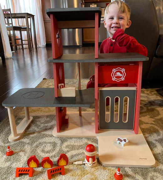 PT儿童搭建VIP停车场&消防站 商品图10