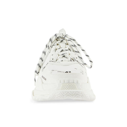 BALENCIAGA 巴黎世家 男士 TRIPLE S ALLOVER LOGO 老爹鞋运动鞋 白色 536737 W2FA1 9010 商品图1